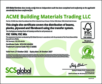 FSC Certificate